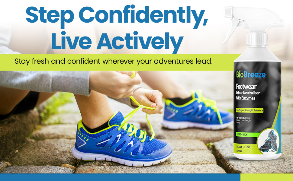 Freshen up gym shoes without the need to wash them