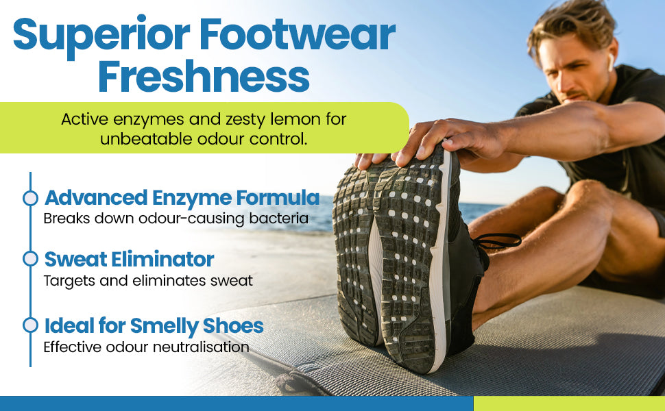 Eliminates sweat and odour