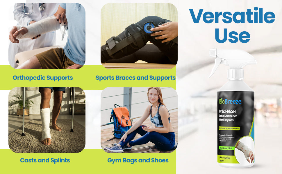 Use for casts, splints, sports braces, gym bags and shoes and more.