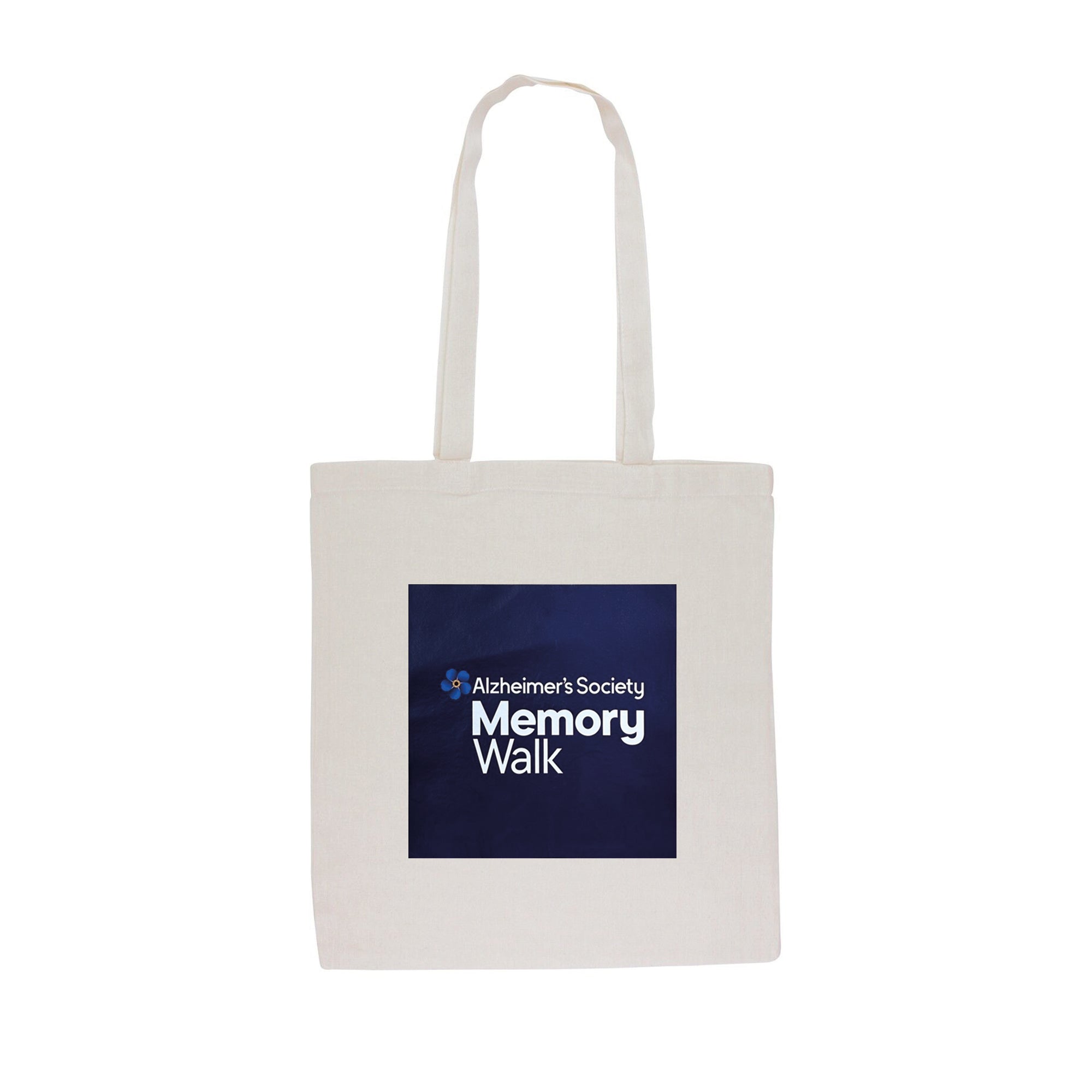 Memory Walk flower tote bag - navy