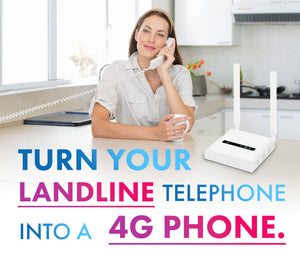 Landline telephone adapter 4G SIM