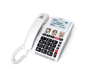 Tabletop 4G SIM card corded phone