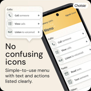 Chatsie smartphone - black