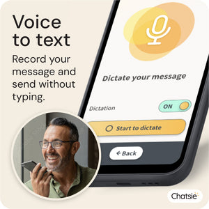 Chatsie smartphone - black