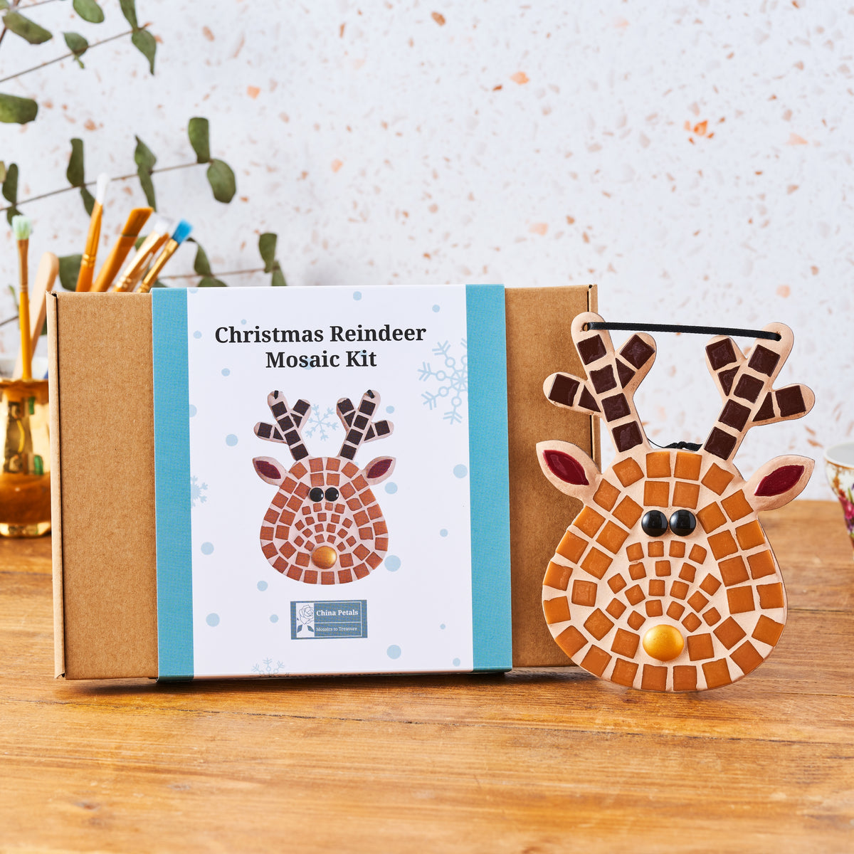 Christmas reindeer mosaic kit - Alzheimer's Society