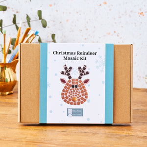 Christmas reindeer mosaic kit
