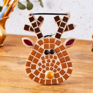 Christmas reindeer mosaic kit