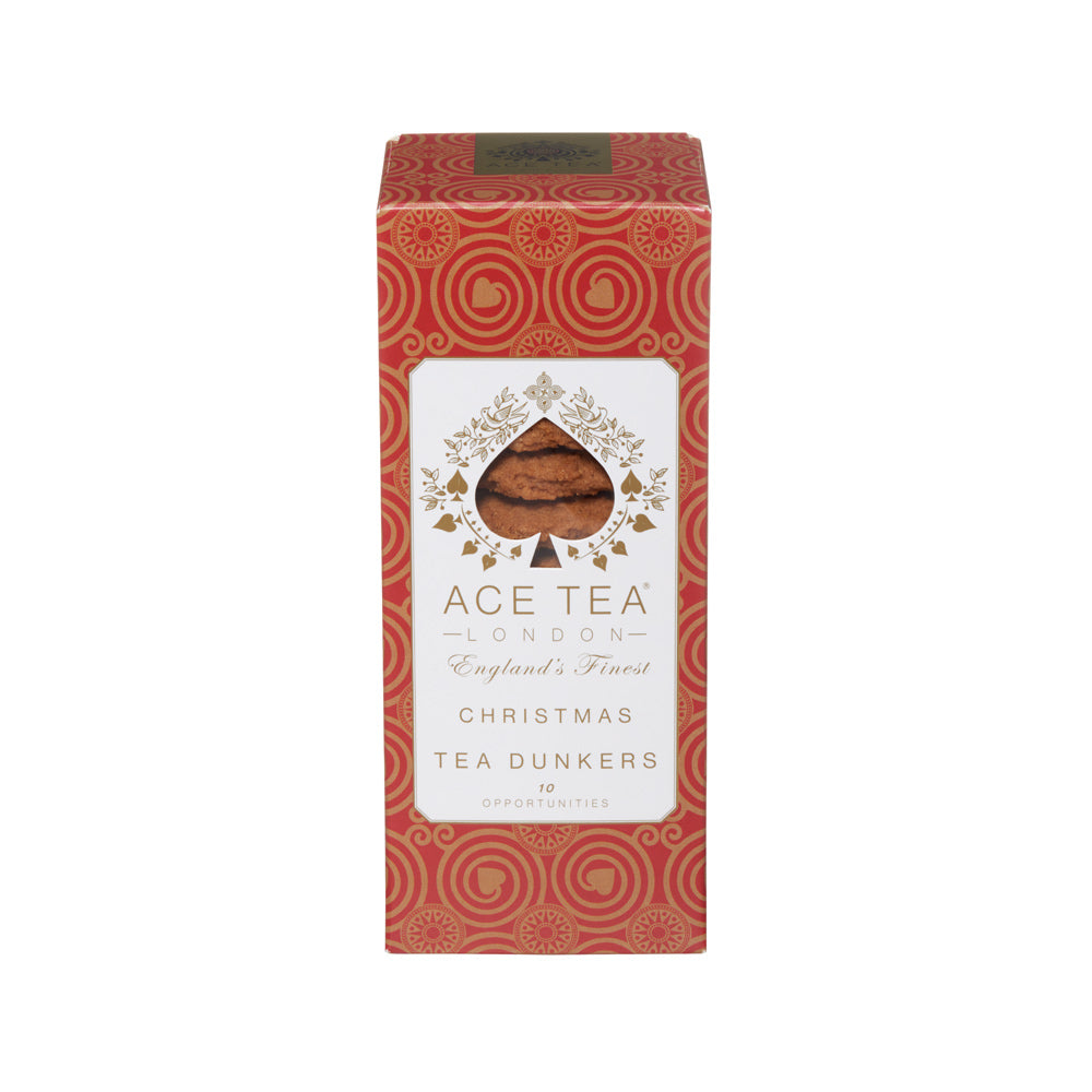 Box of Ace Tea London Christmas Tea Dunkers on a white background