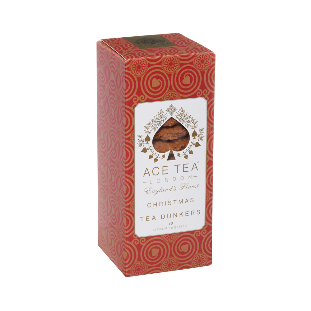 Box of Ace Tea London Christmas Tea Dunkers on a white background
