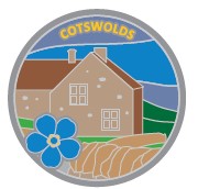 Trek pin badge - Cotswolds