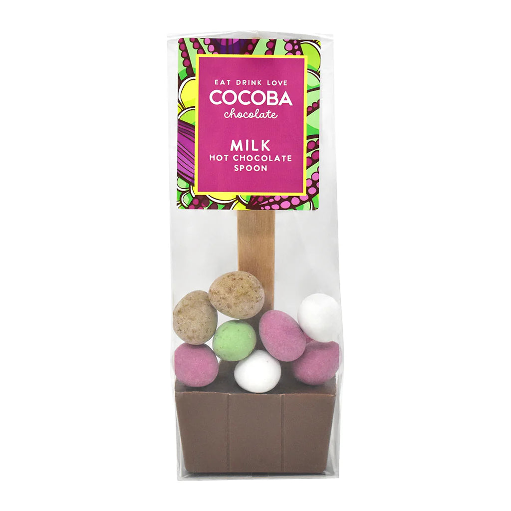 Mini Easter egg hot chocolate spoon