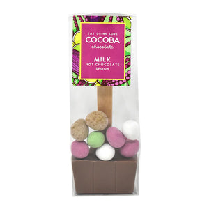 Mini Easter egg hot chocolate spoon