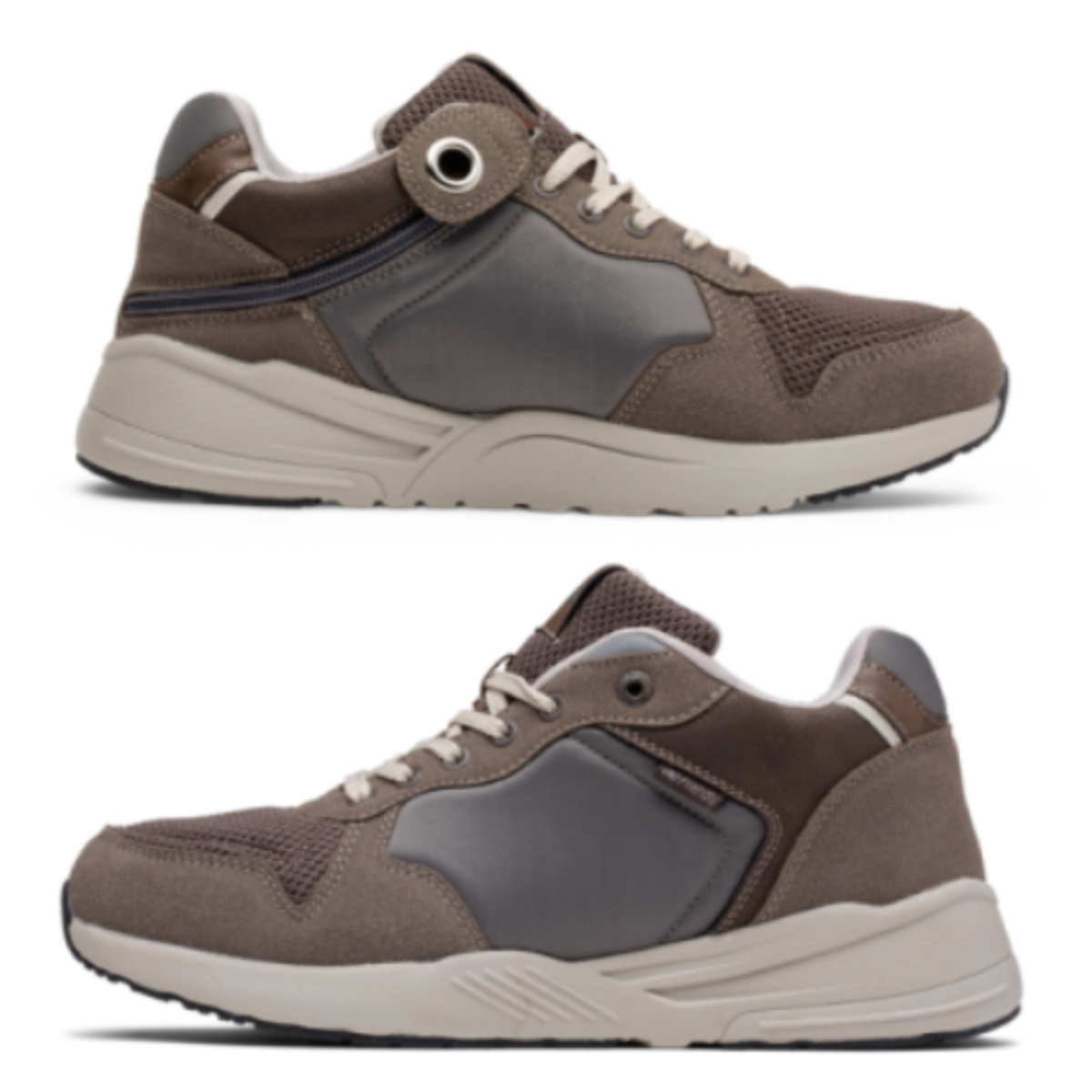 Excursion mid-top brown shoe - men