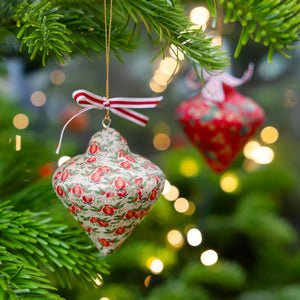 Folklore handmade fabric bauble