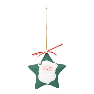 Santa handmade fabric bauble