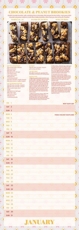 The Great British Bake Off slim wall planner 2027