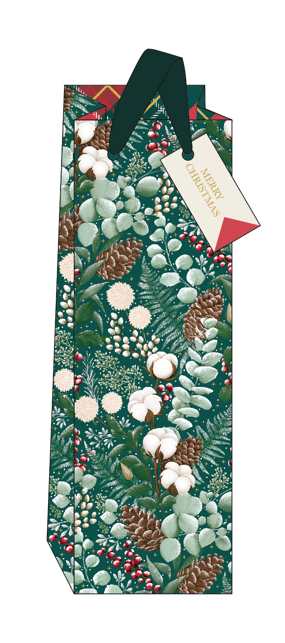 Winterberry bottle bag