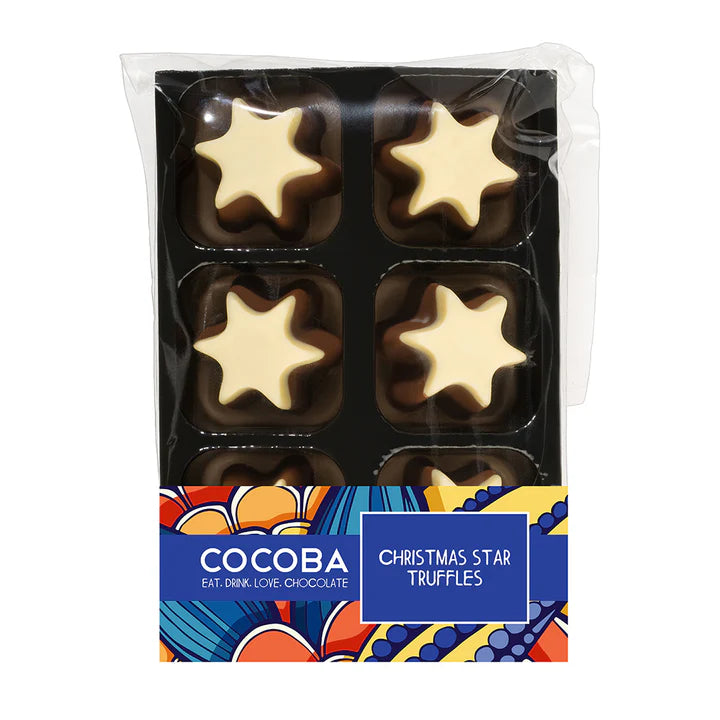 Christmas star truffles