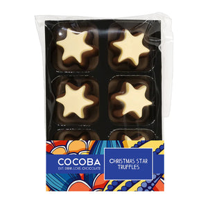 Christmas star truffles