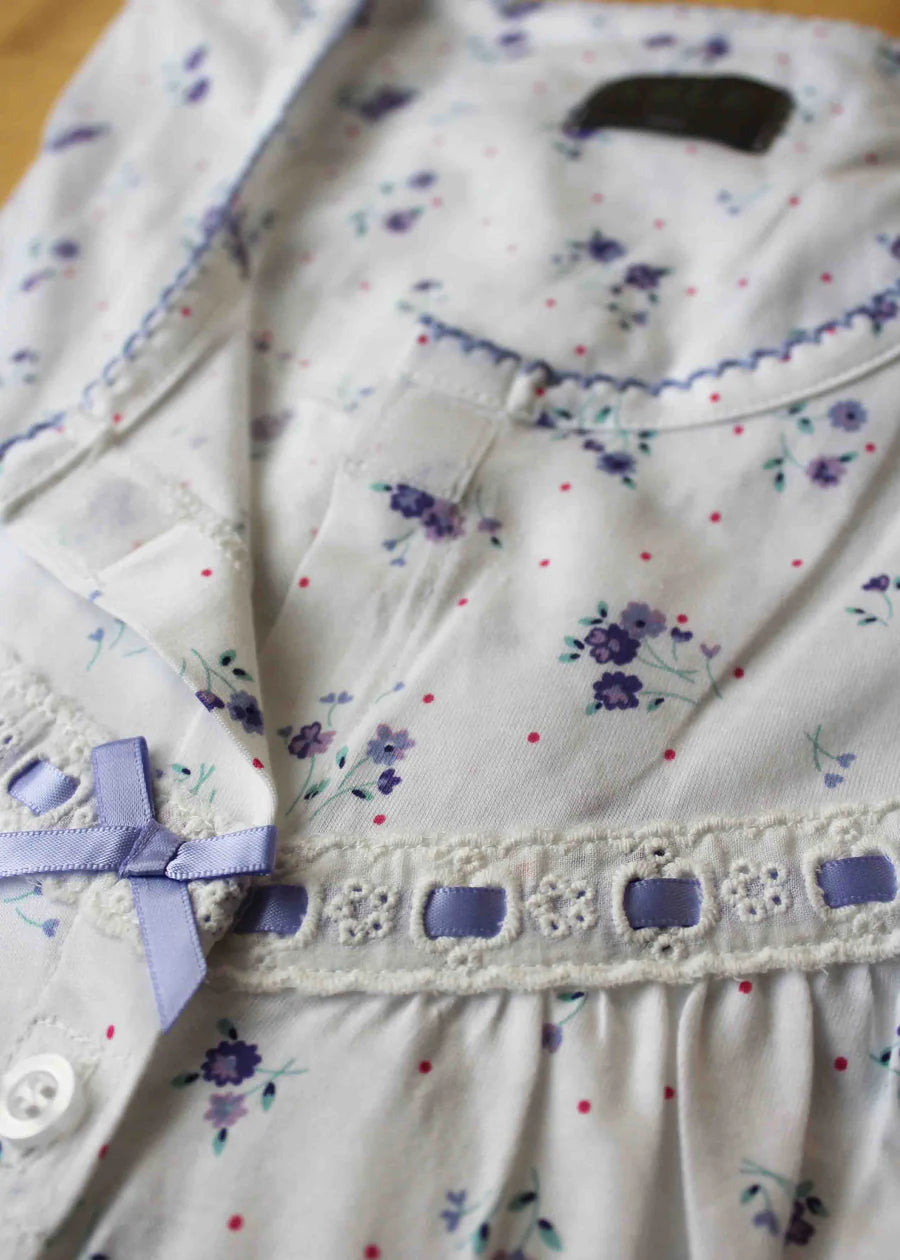 Front open cotton nighty online best sale