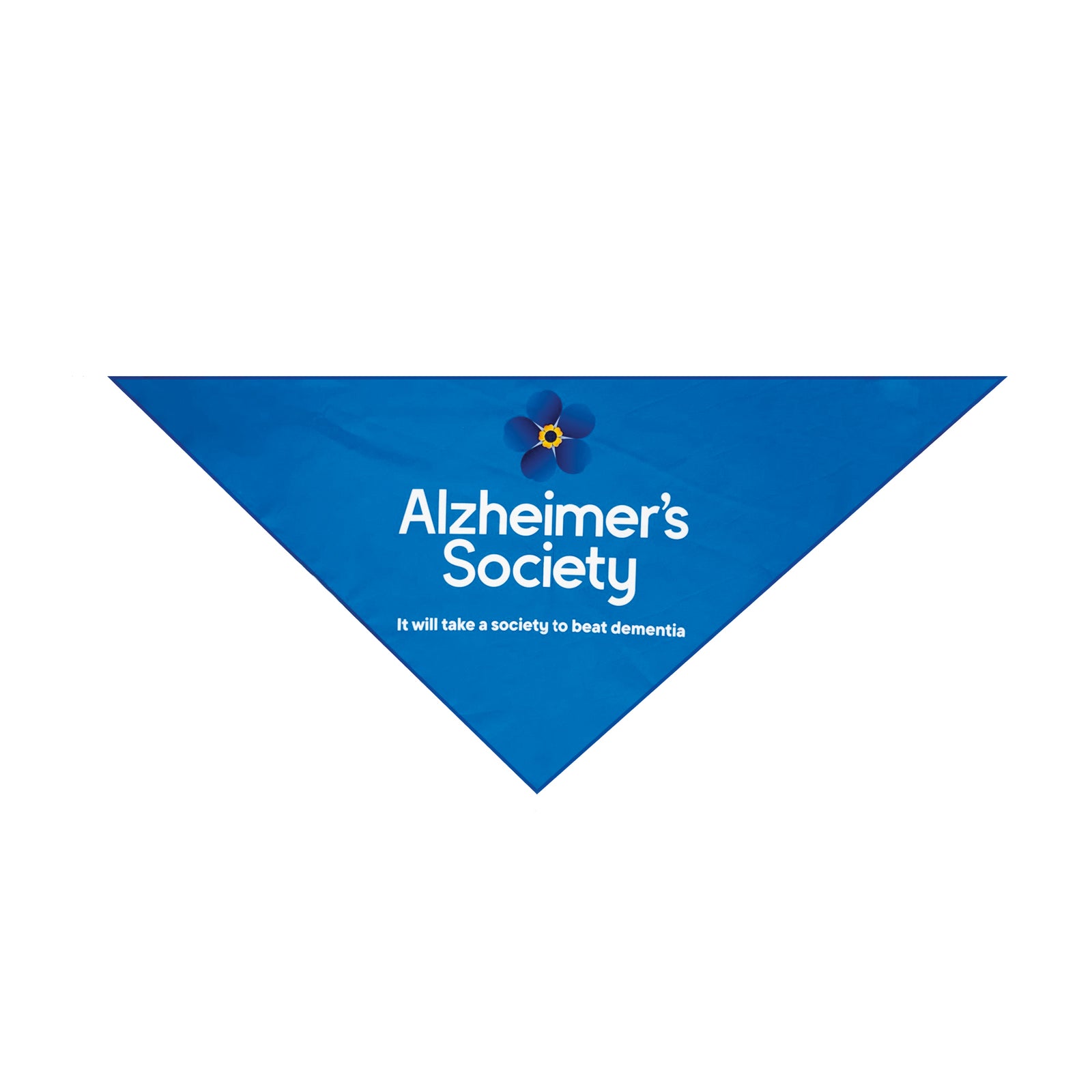 Memory Walk dog bandana - forget-me-not blue