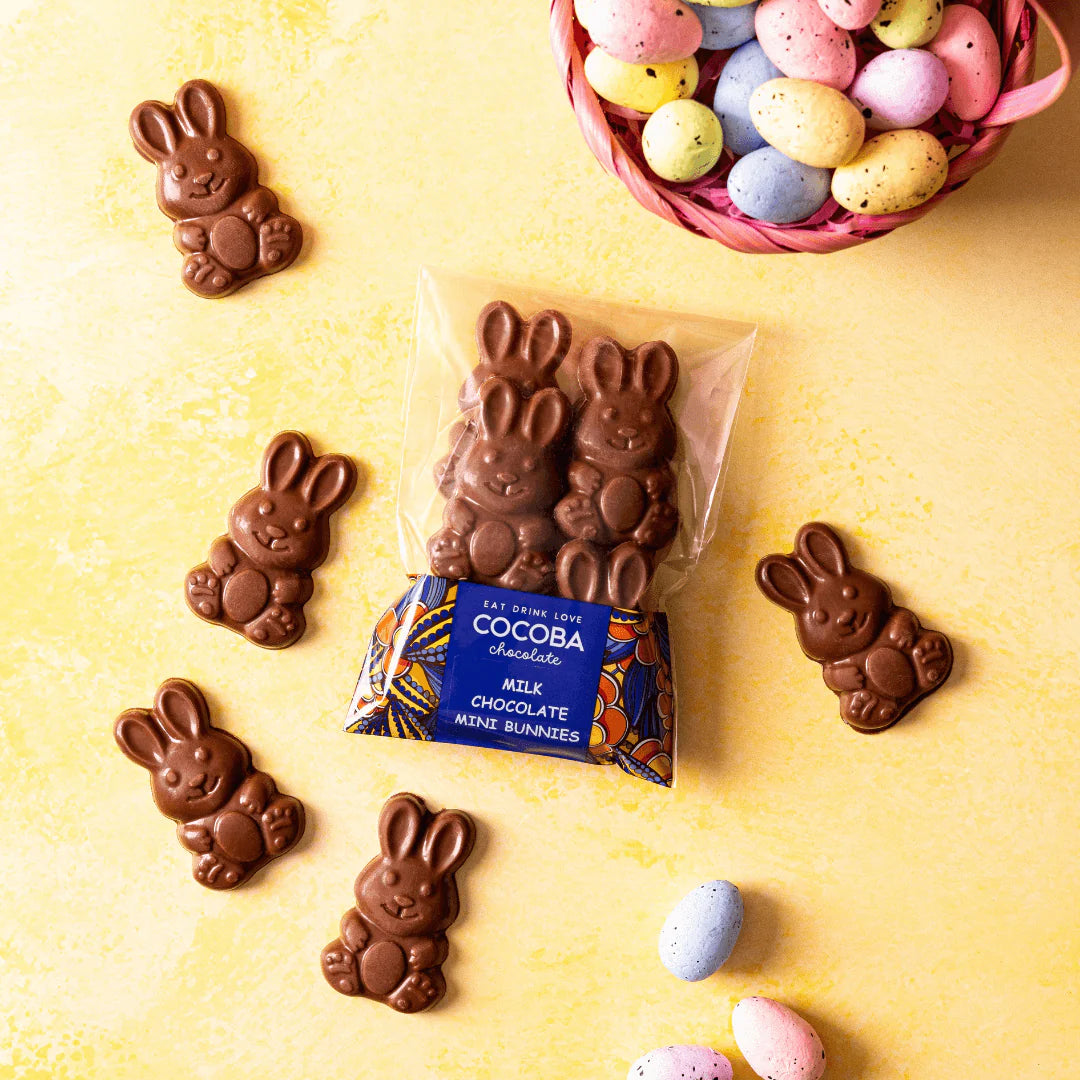 Milk chocolate mini bunnies