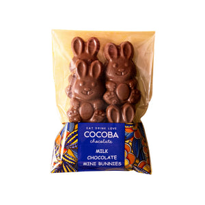 Milk chocolate mini bunnies
