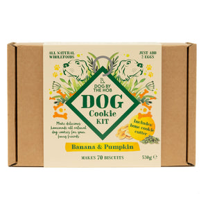 Banana and pumpkin dog biscuit making kit