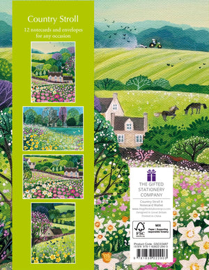 Country Stroll notecard wallet