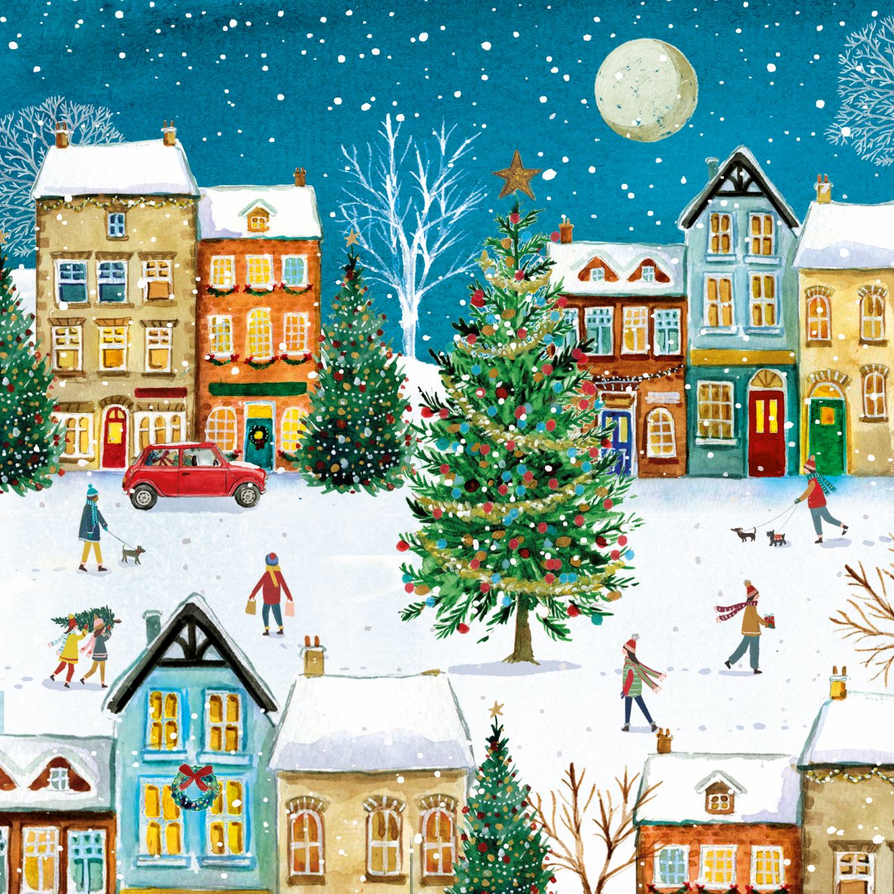 Winter Village, pack of 10 cards