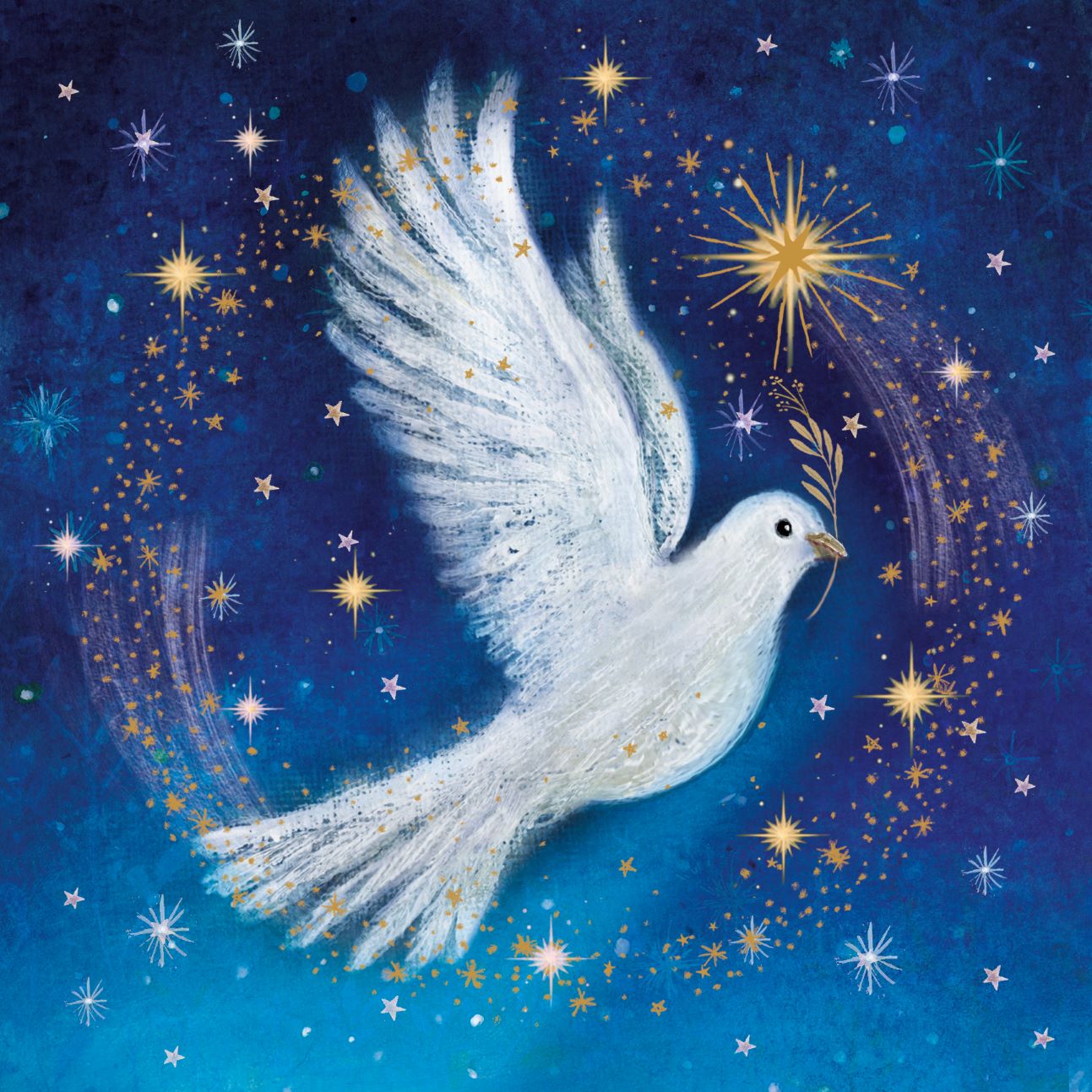 Starry Dove - pack of 10 cards