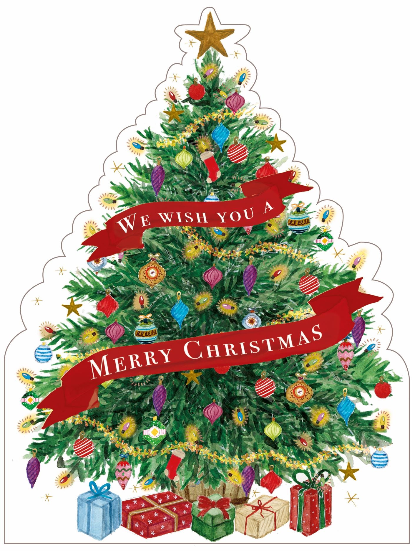 Christmas Tree, pack of 10 cards