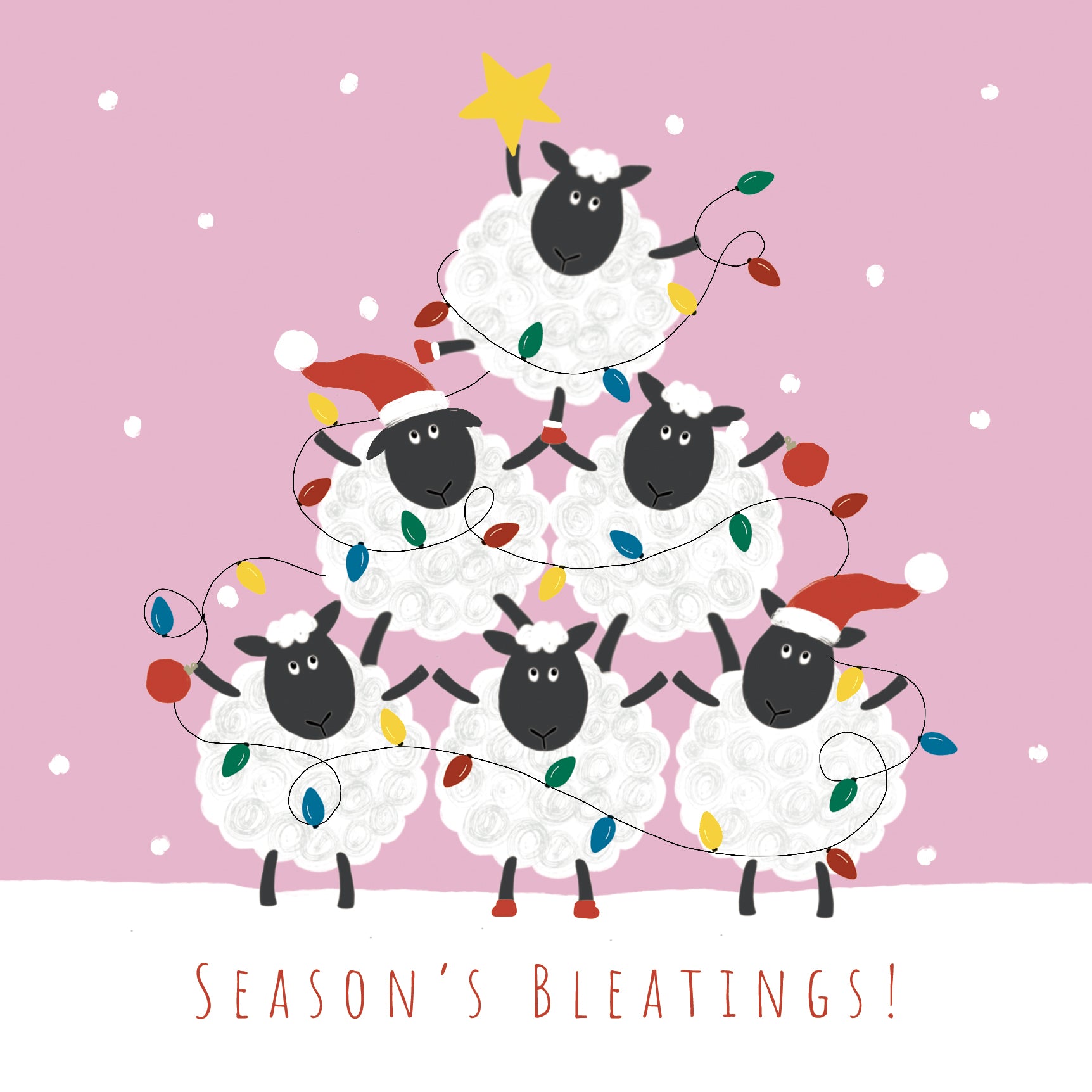 Season's bleatings, pack of 10 cards