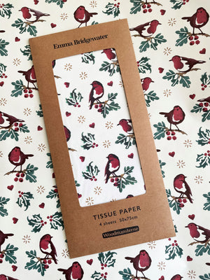 Little Robin tissue paper
