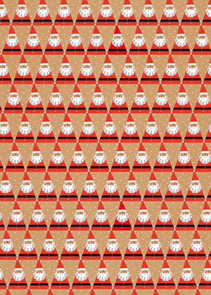 Kraft Santa - gift wrap