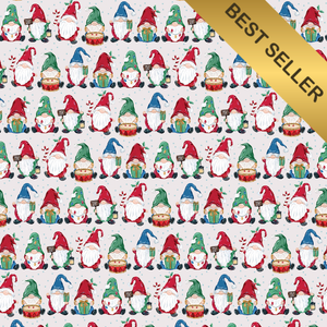Gnomes - gift wrap