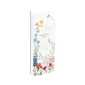 Wildflower magnetic shopping list