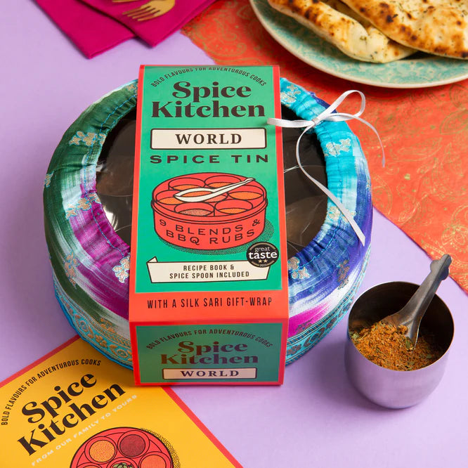 World spice tin