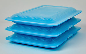 Snack tray stackers