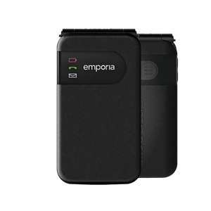 Simplicity Clamshell 4G mobile phone - black
