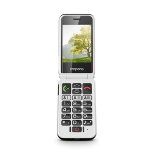 Simplicity Clamshell 4G mobile phone - black