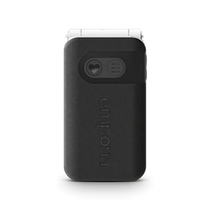 Simplicity Clamshell 4G mobile phone - black