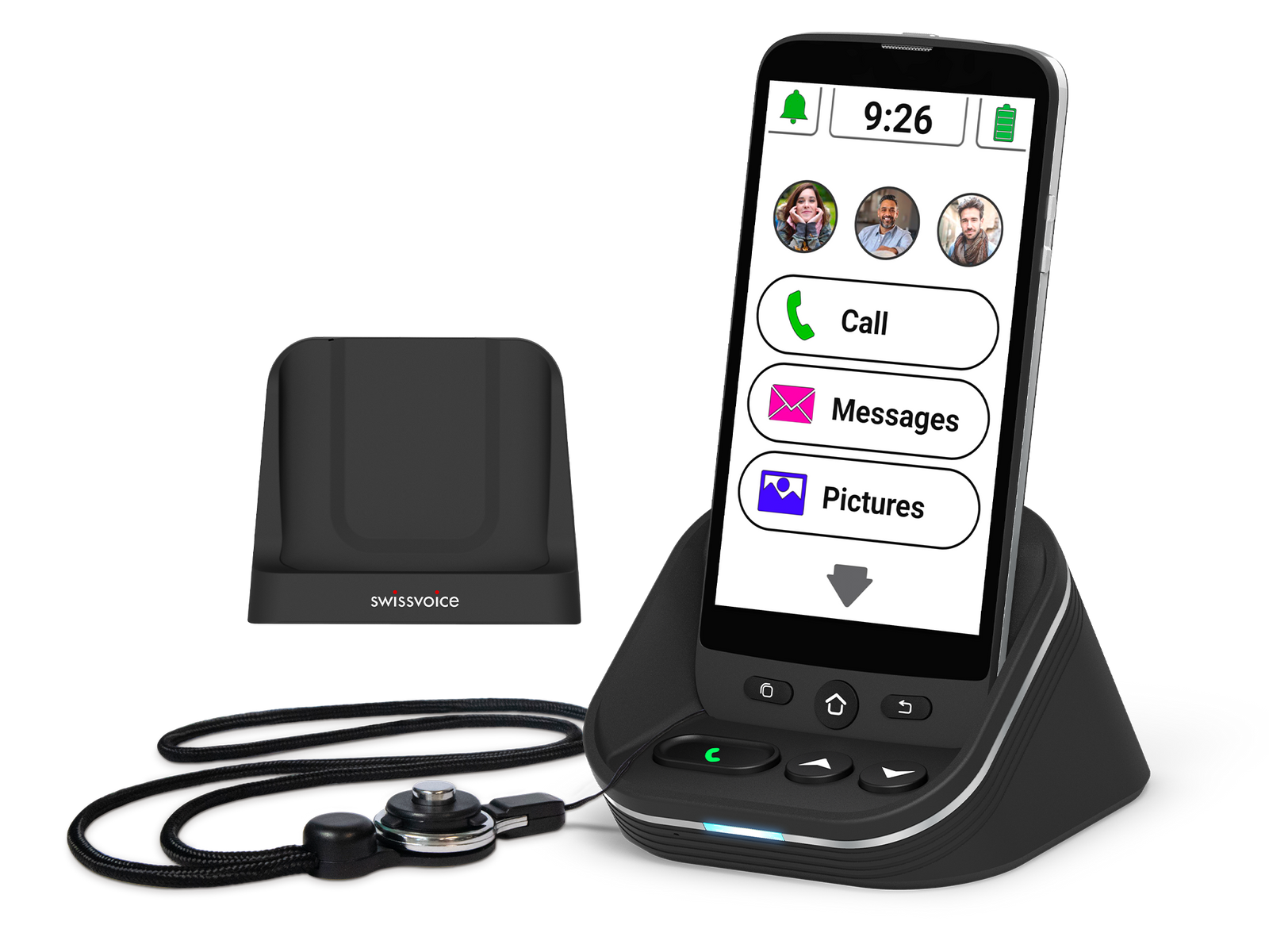 Swissvoice S510 mobile with ampli base