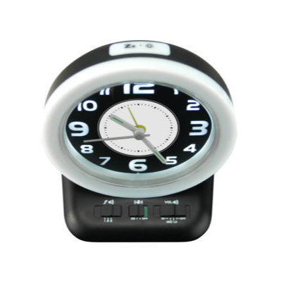 View of alarm clock from above