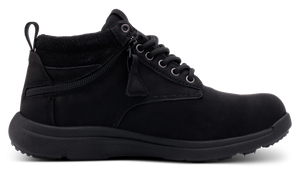 Scout wide-fit black boot - women