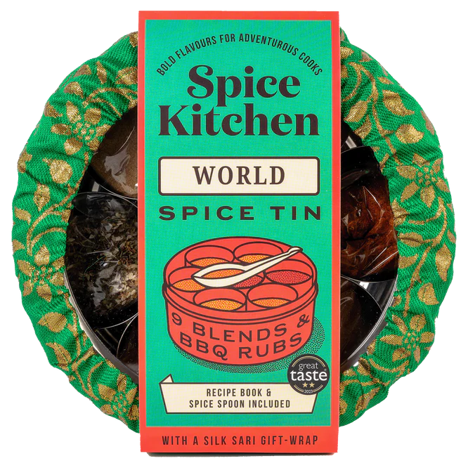 World spice tin