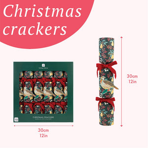Deluxe Partridge & Pear crackers - pack of 6