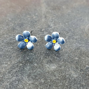 Forget me-not mini flower earrings