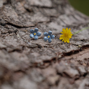 Forget me-not mini flower earrings