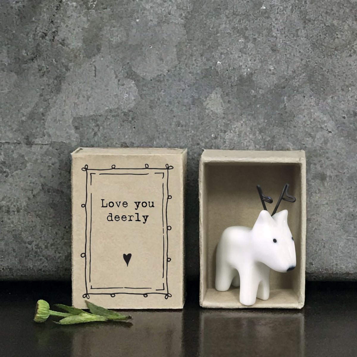 Matchbox deer - love you deerly